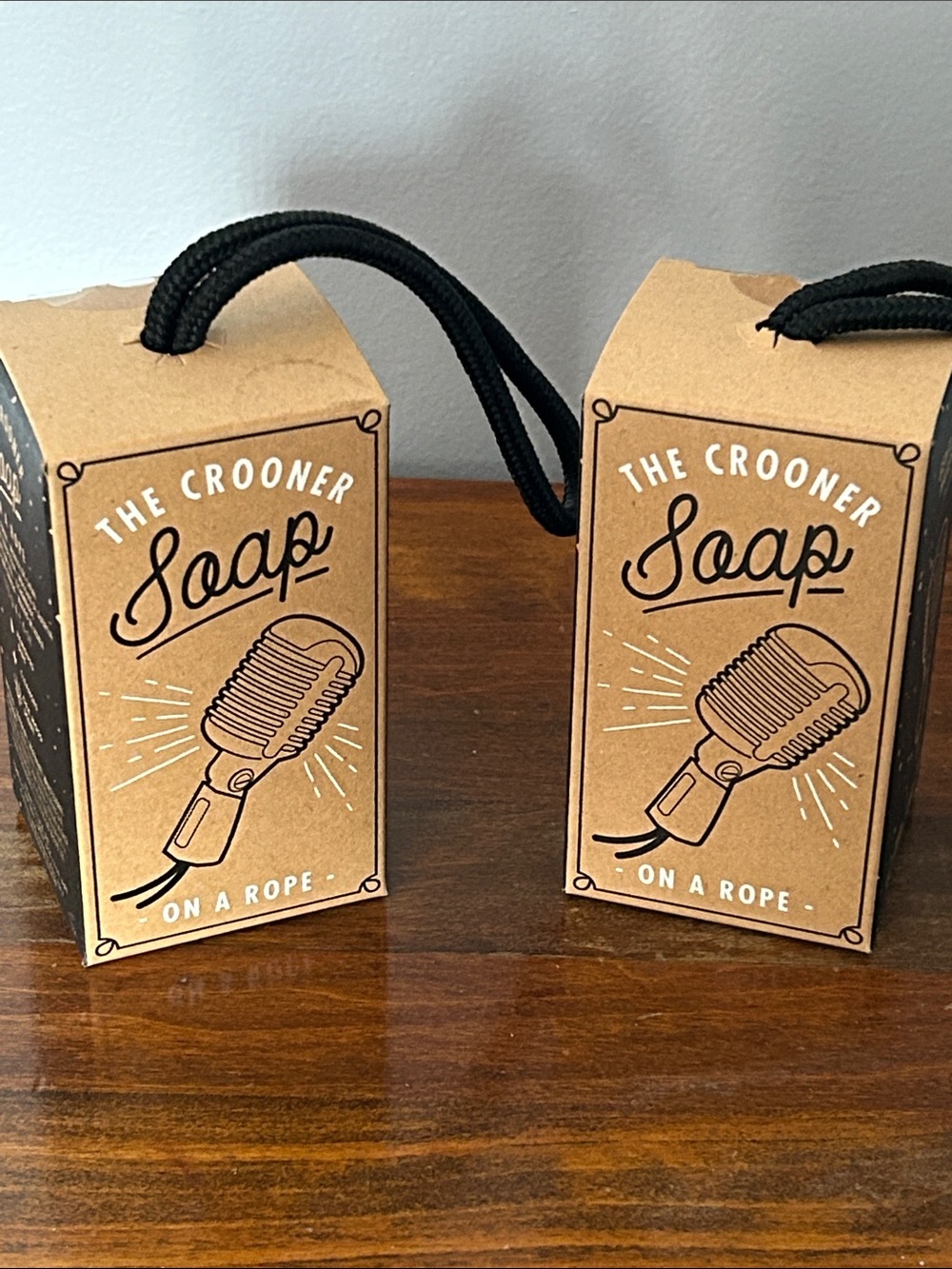 Microphone Soap on a Rope
